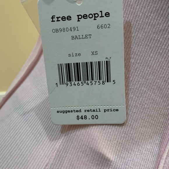 FREE PEOPLE PULLOVER TOP TRIMMED IN LACE - Picture 5 of 6